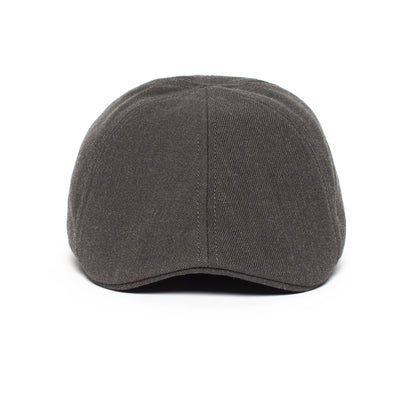 Goorin Bros. old town acrylic duckbill ivy flatcap Grey front view