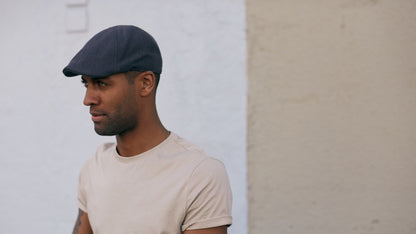 Goorin Bros. old town acrylic duckbill ivy flatcap Grey hero shot on male model