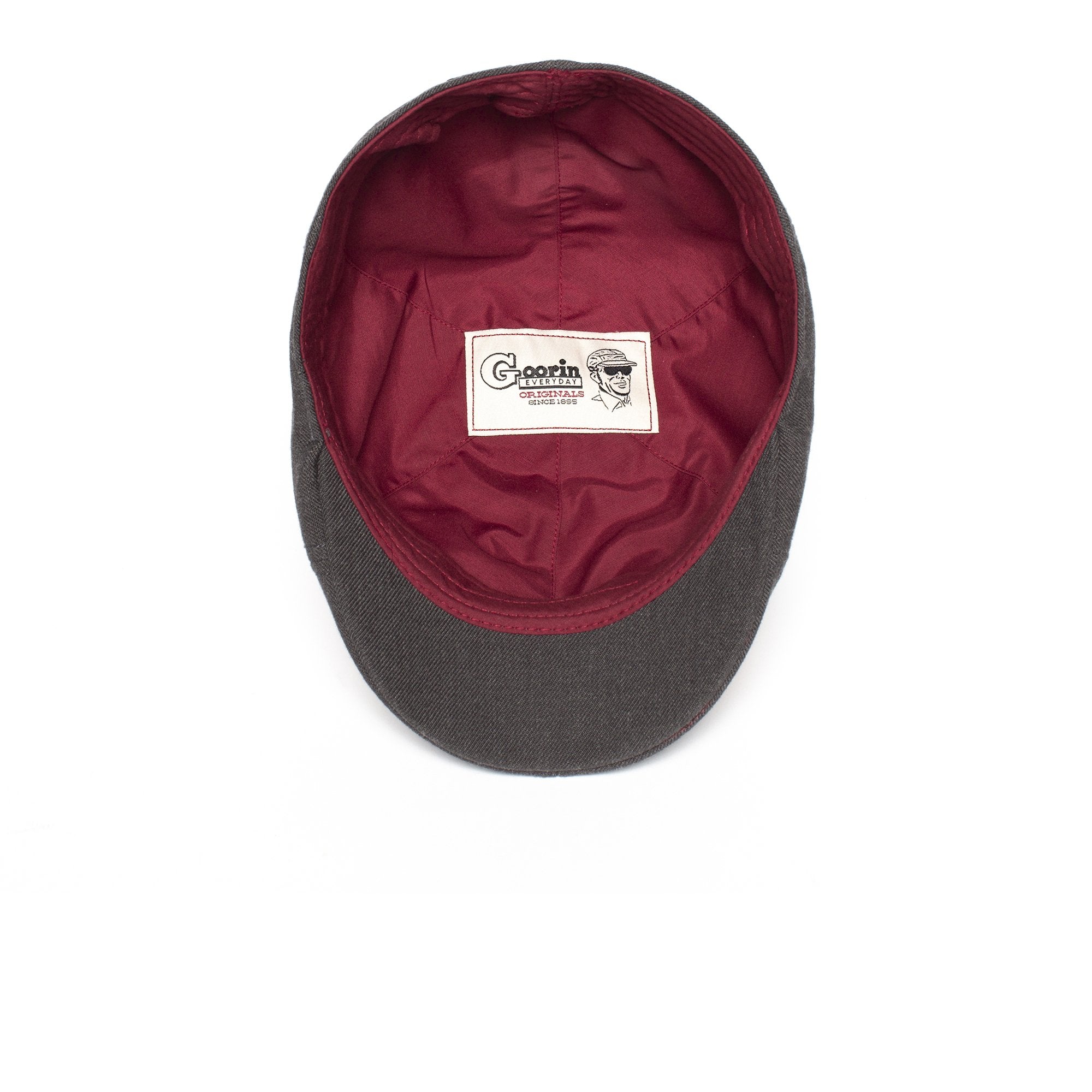 Goorin Bros. old town acrylic duckbill ivy flatcap Grey under view