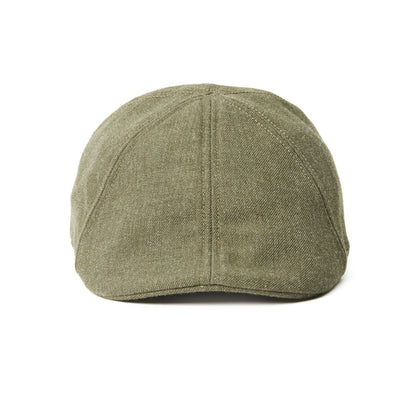Goorin Bros. old town acrylic duckbill ivy flatcap Olive front view
