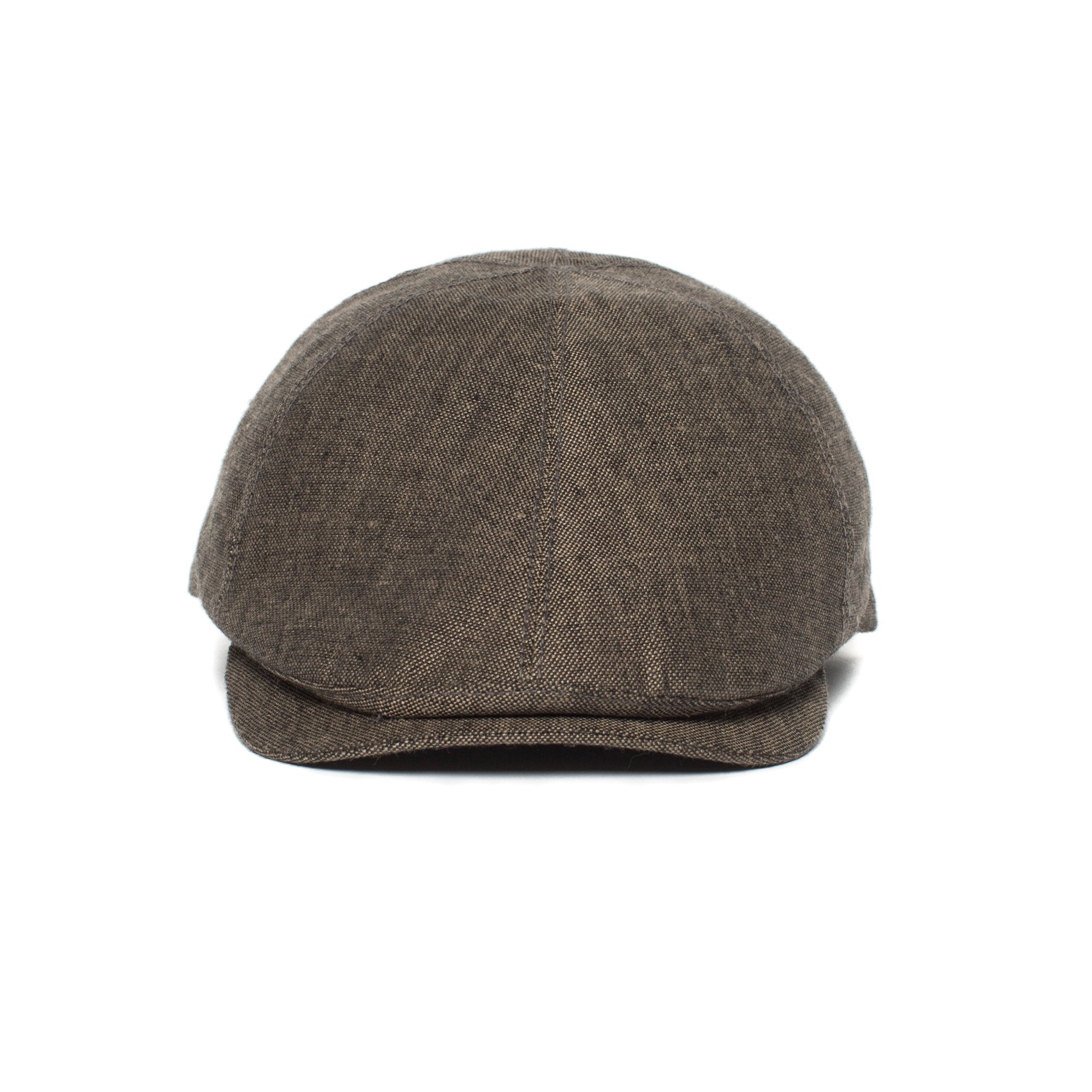 Goorin Bros. benjamin paul linen duckbill ivy flatcap Black front view