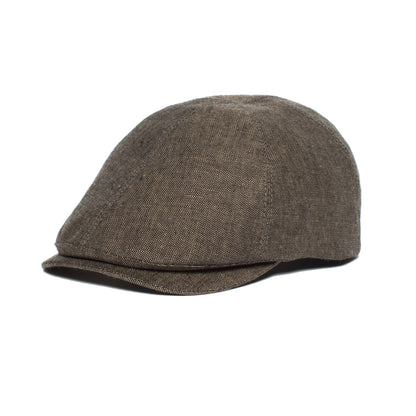 Goorin Bros. benjamin paul linen duckbill ivy flatcap Black left side view
