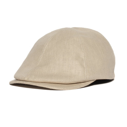 Goorin Bros. benjamin paul linen duckbill ivy flatcap Natural left side view