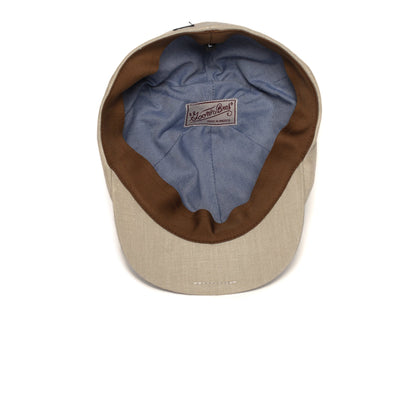 Goorin Bros. benjamin paul linen duckbill ivy flatcap Natural under view