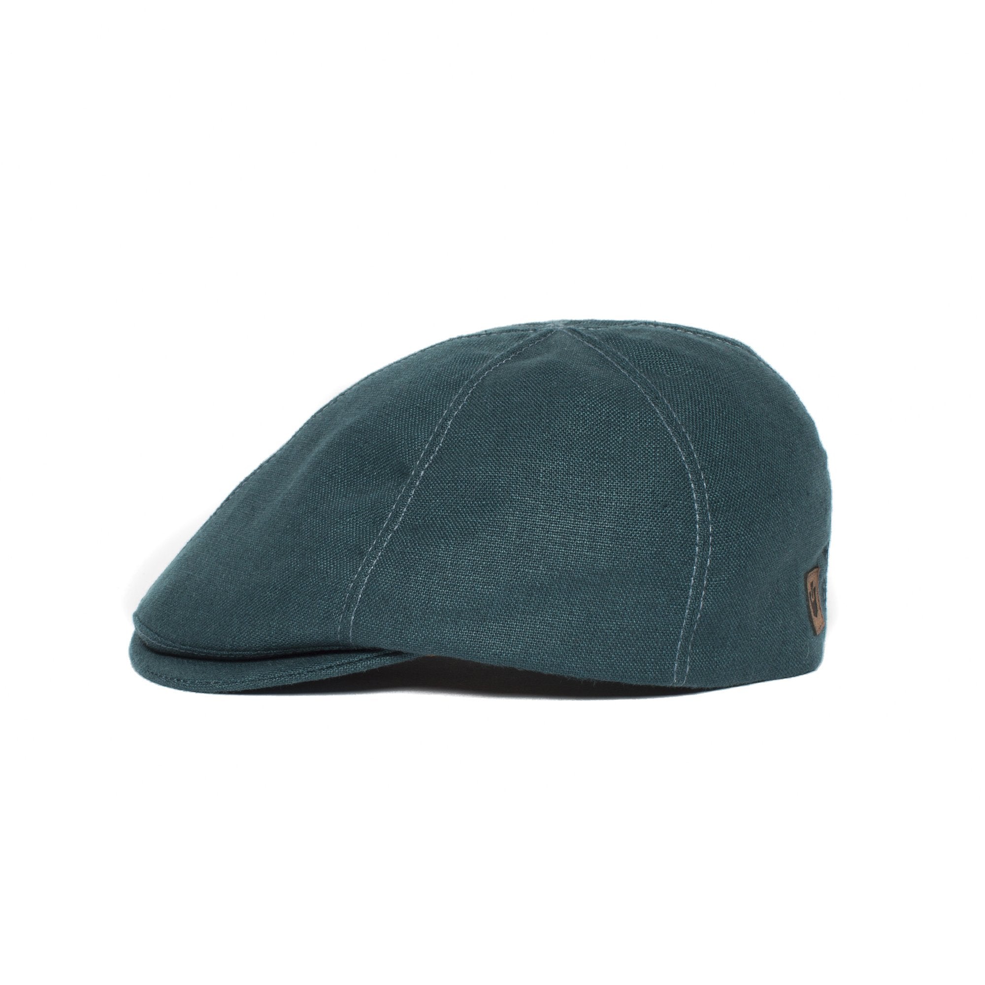Goorin Bros. benjamin paul linen duckbill ivy flatcap Teal side view