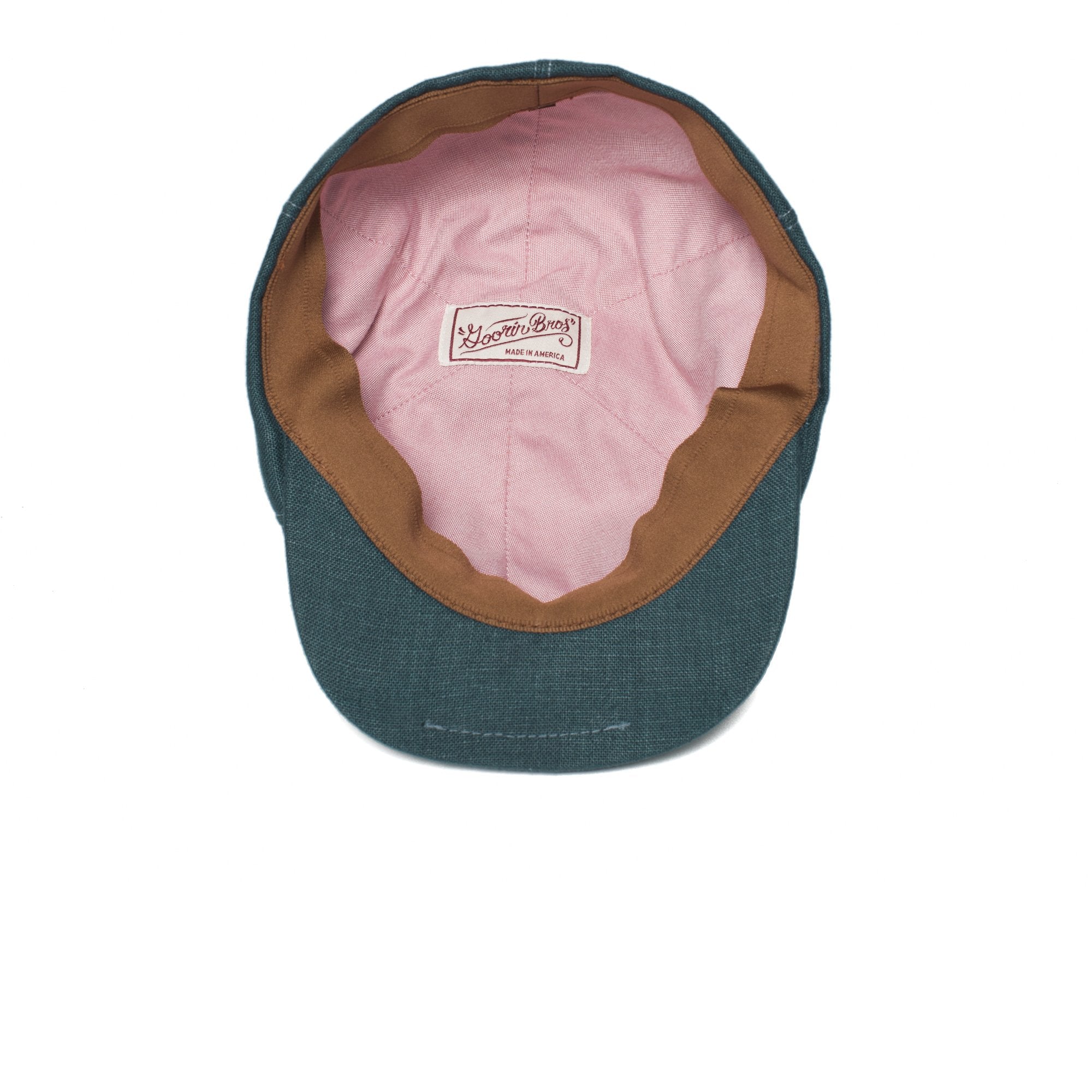 Goorin Bros. benjamin paul linen duckbill ivy flatcap Teal under view