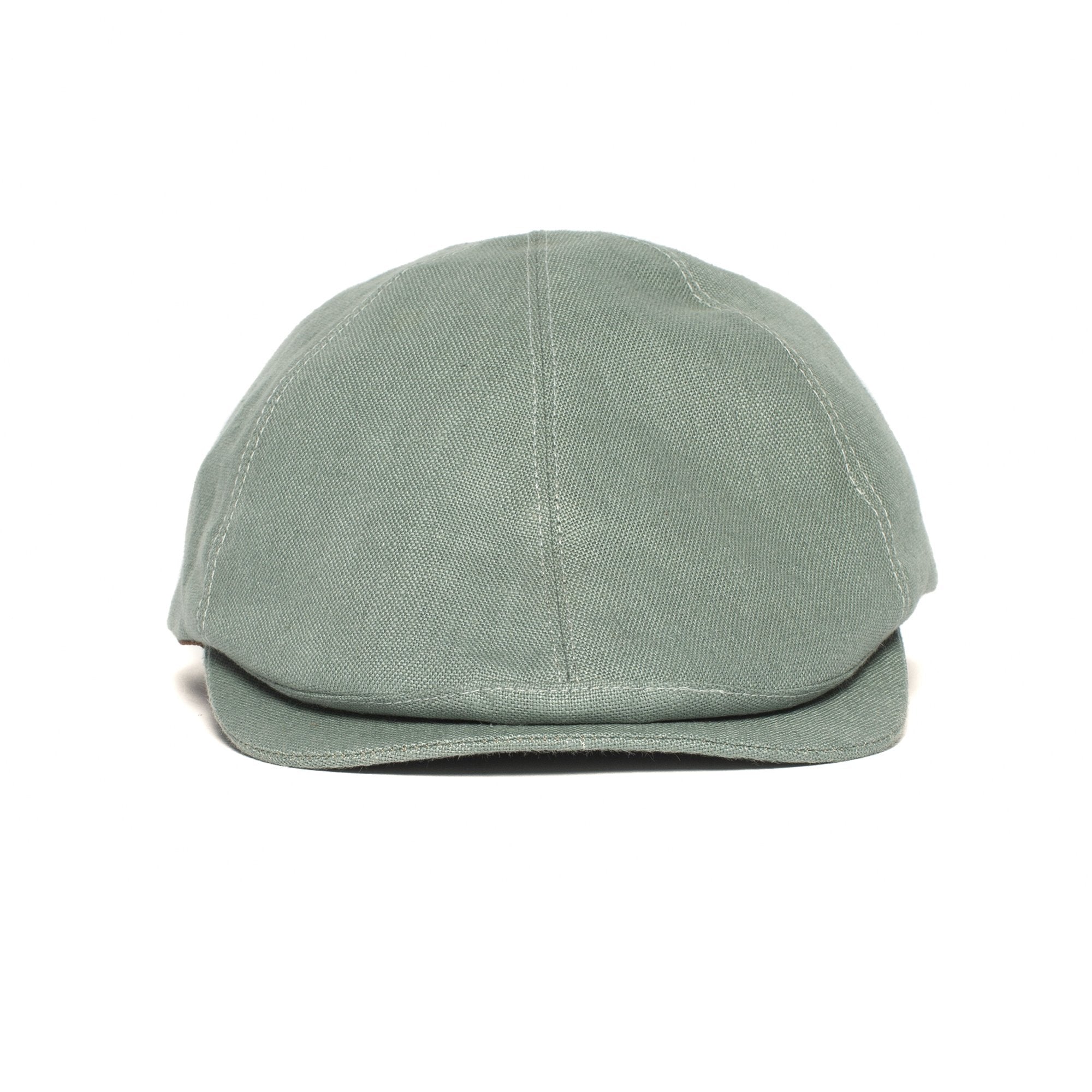 Goorin Bros. benjamin paul linen duckbill ivy flatcap Turquoise front view
