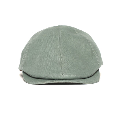 Goorin Bros. benjamin paul linen duckbill ivy flatcap Turquoise front view