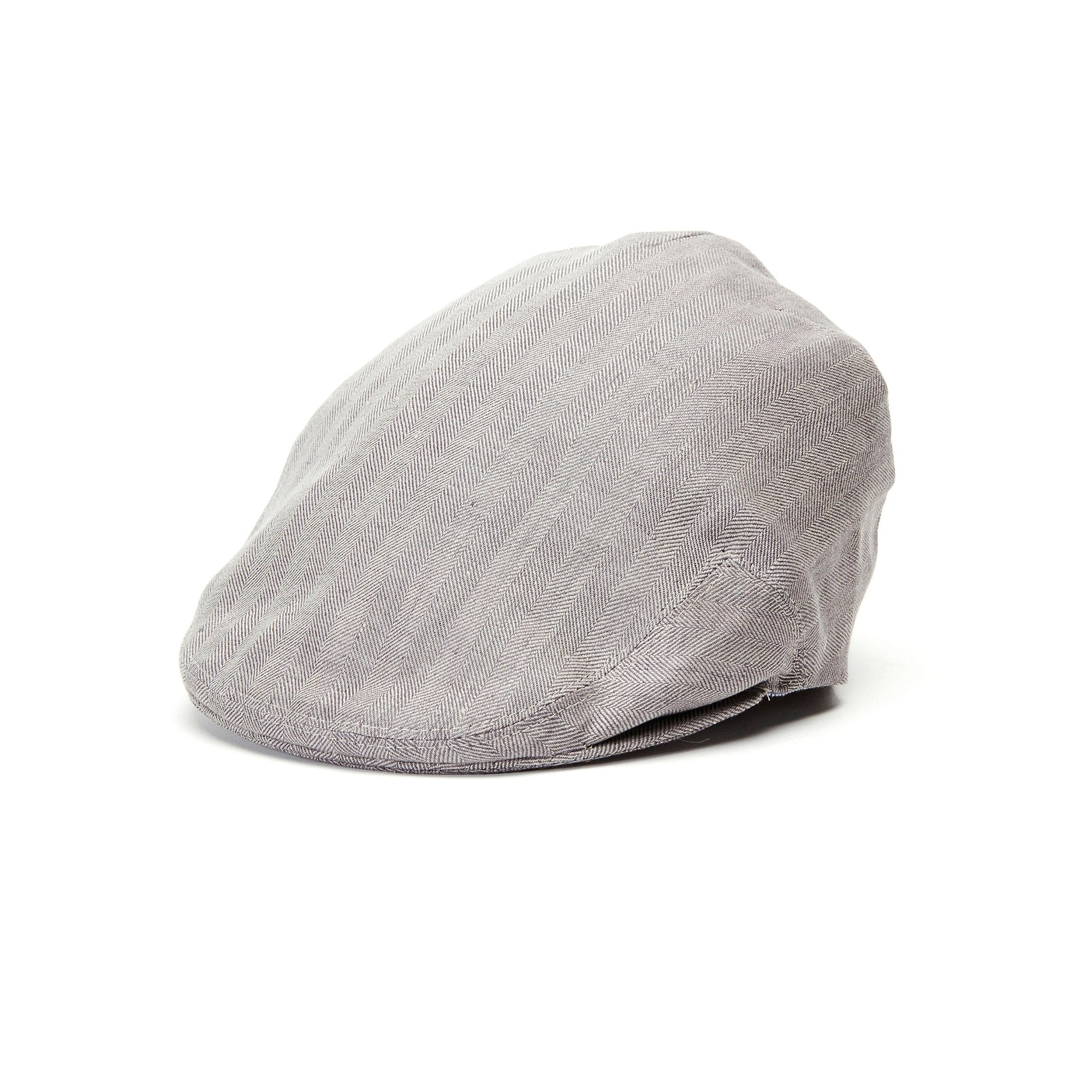 Goorin Bros. alfred linen low profile ivy flatcap Grey left side view
