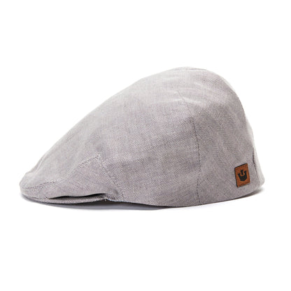 Goorin Bros. alfred linen low profile ivy flatcap Grey side view