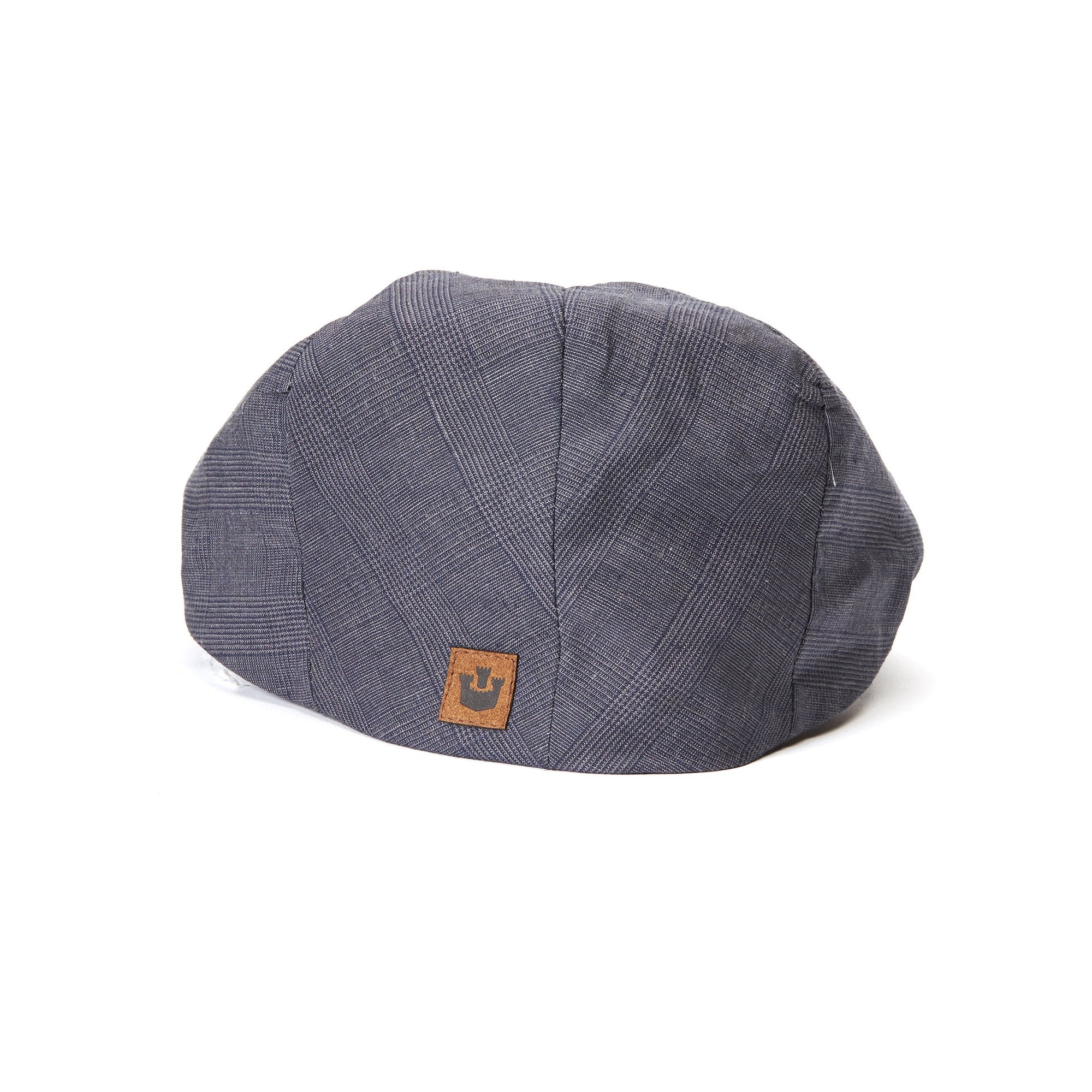 Goorin Bros. vladimir linen low profile ivy flatcap Navy back view