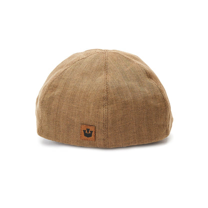 Goorin Bros. alistair linen 6 panel ivy flatcap Brown back view