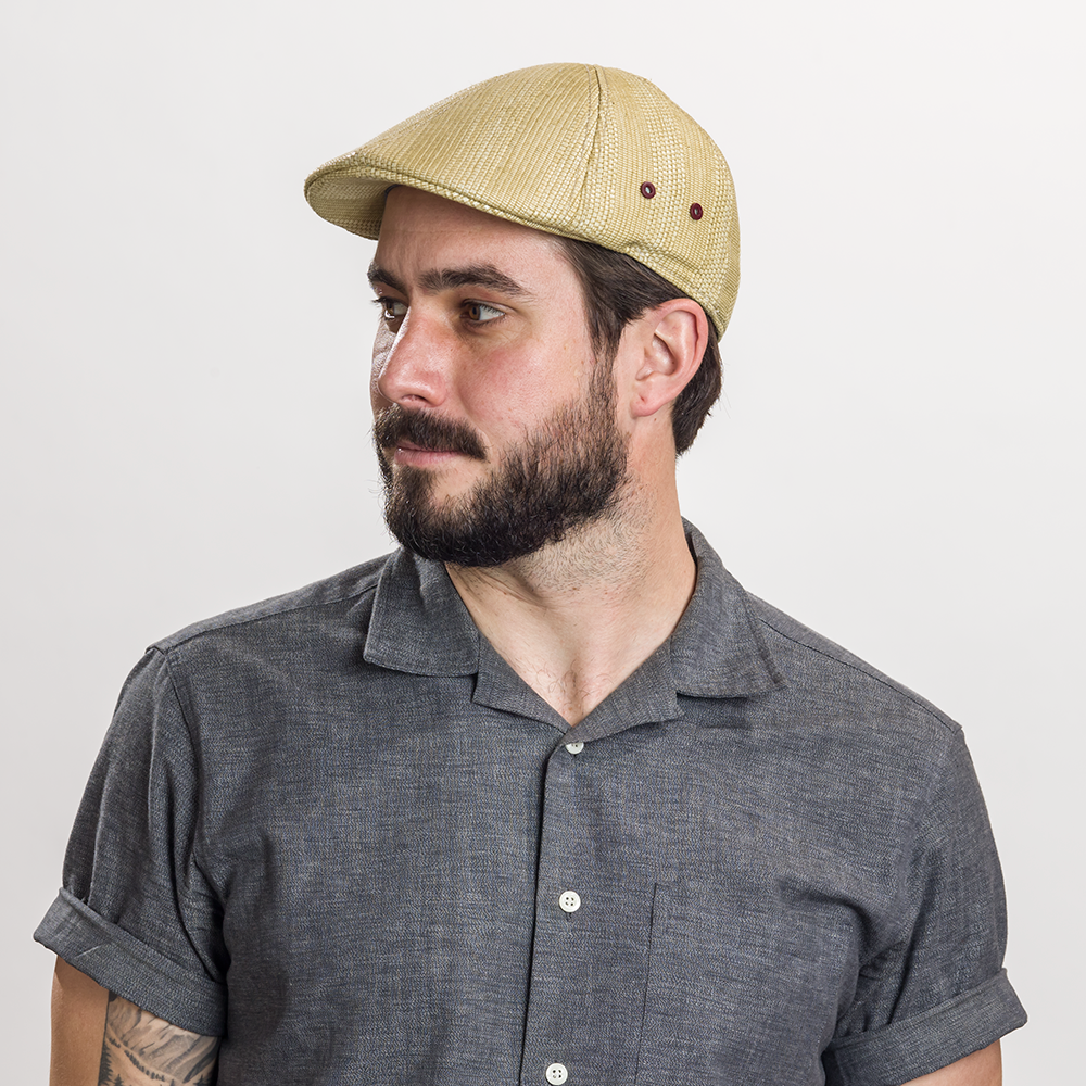 Goorin Bros. mr coast cotton duckbill ivy flatcap Natural  mens styling