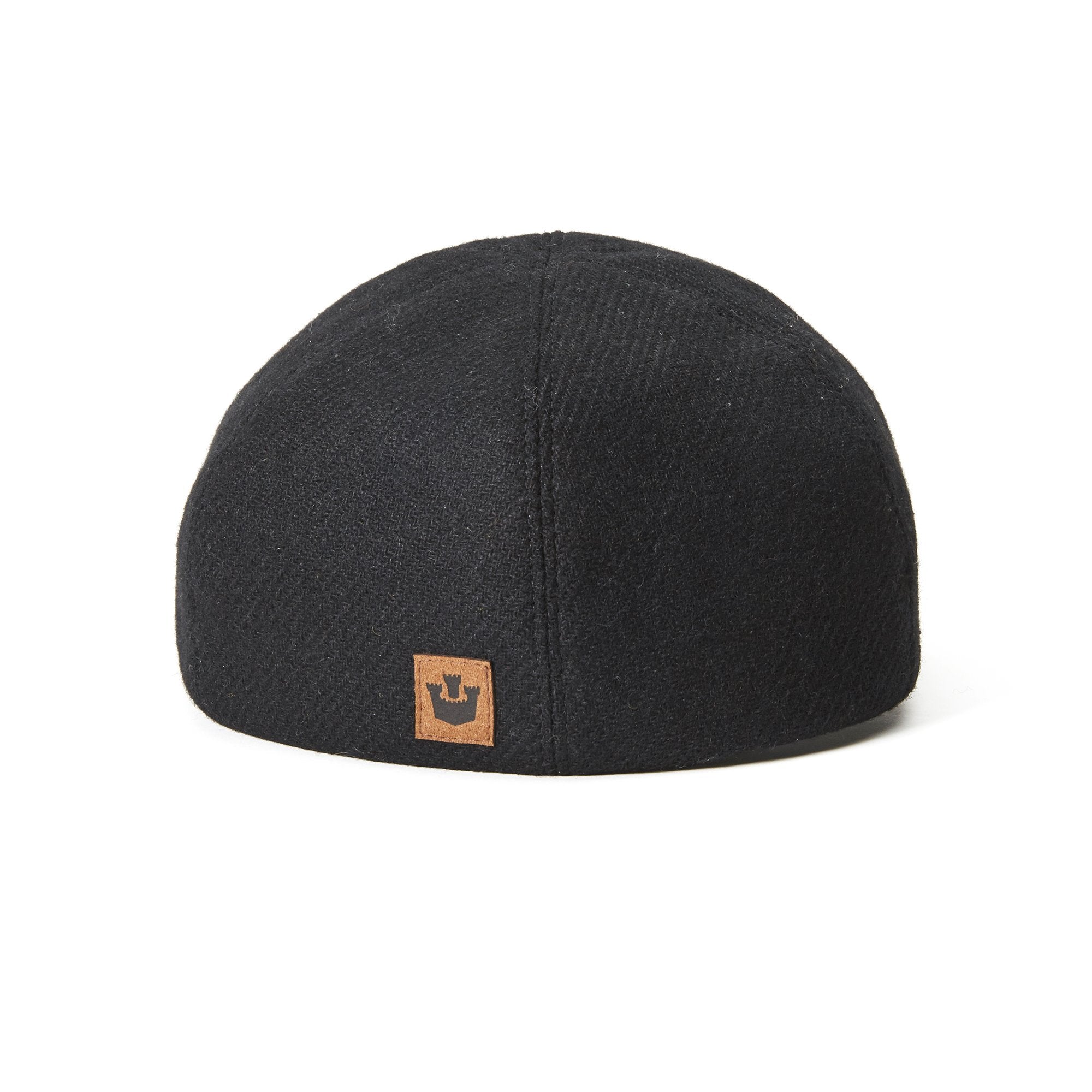 Goorin Bros. amos wool blend 6 panel ivy flatcap Black back view