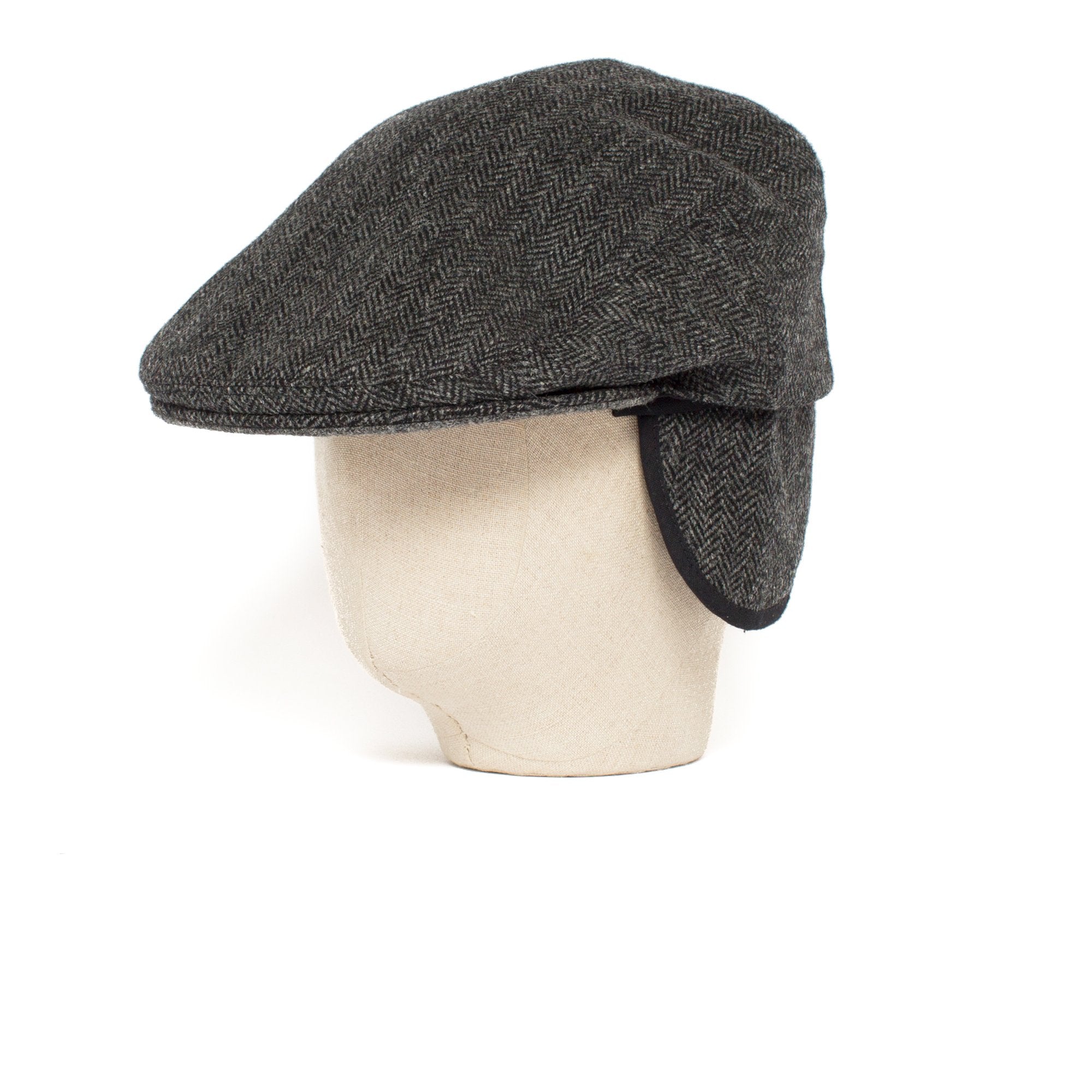 Goorin Bros. barnaby wool blend low profile ivy flatcap Charcoal left side view