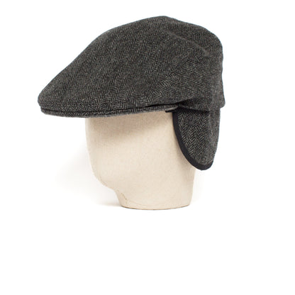 Goorin Bros. barnaby wool blend low profile ivy flatcap Charcoal left side view