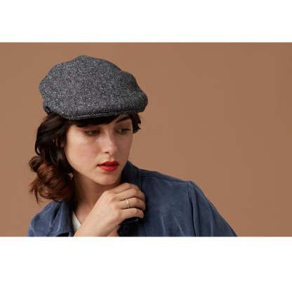 Goorin Bros. corwin wool blend low profile ivy flatcap Grey  womens styling