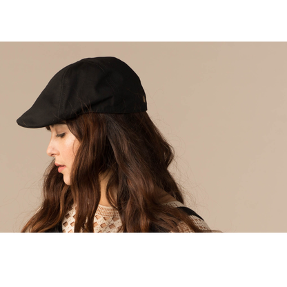 Goorin Bros. no name yet cotton 6 panel ivy flatcap Black  womens styling