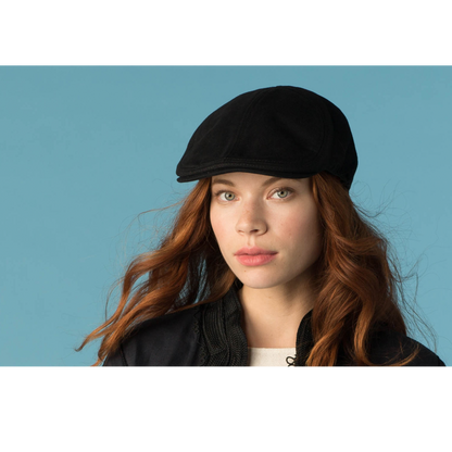 Goorin Bros. road trip cotton halo ivy flatcap Black  womens styling