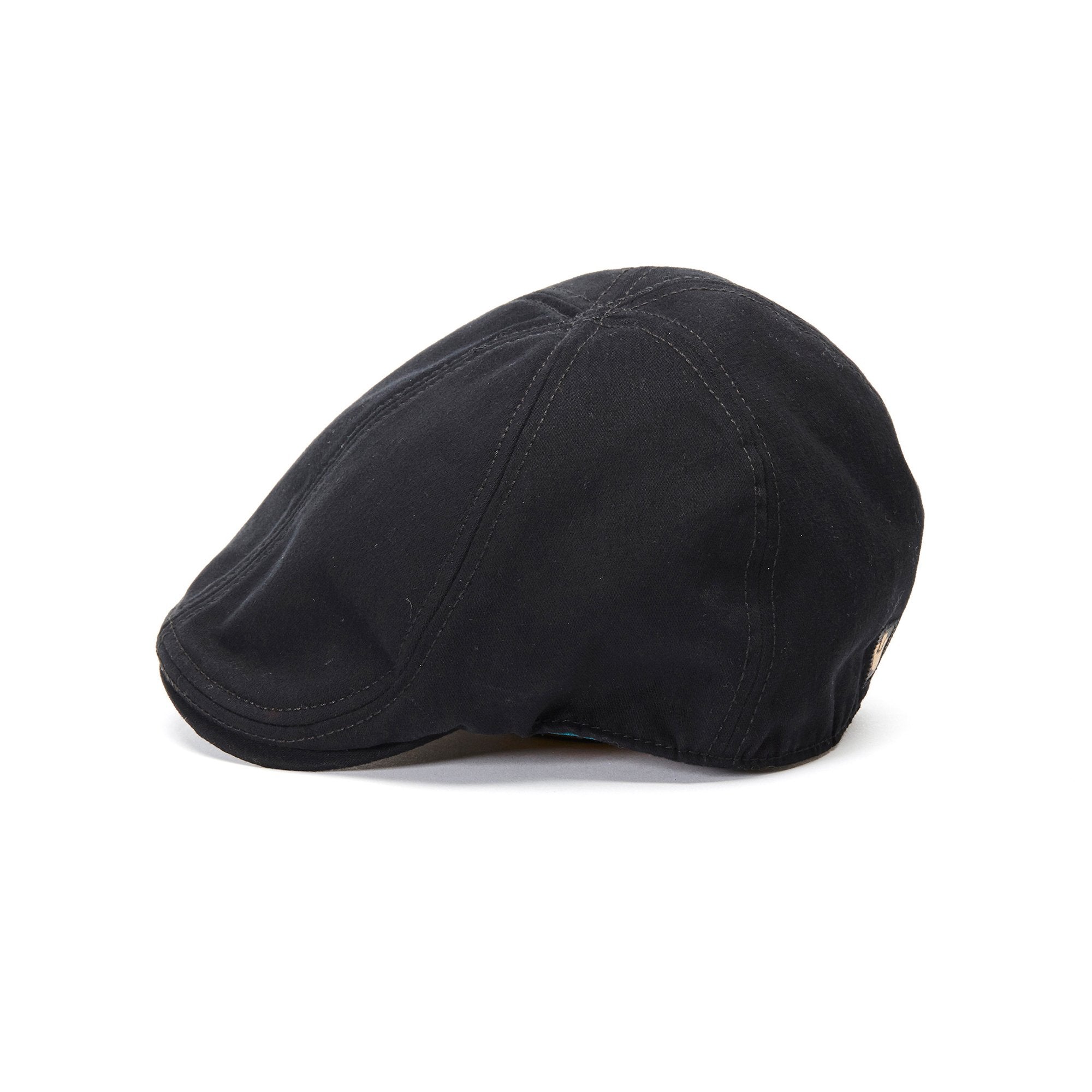 Goorin Bros. road trip cotton halo ivy flatcap Black side view