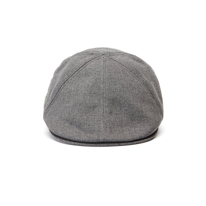 Goorin Bros. chandler polyester 6 panel ivy flatcap Charcoal front view