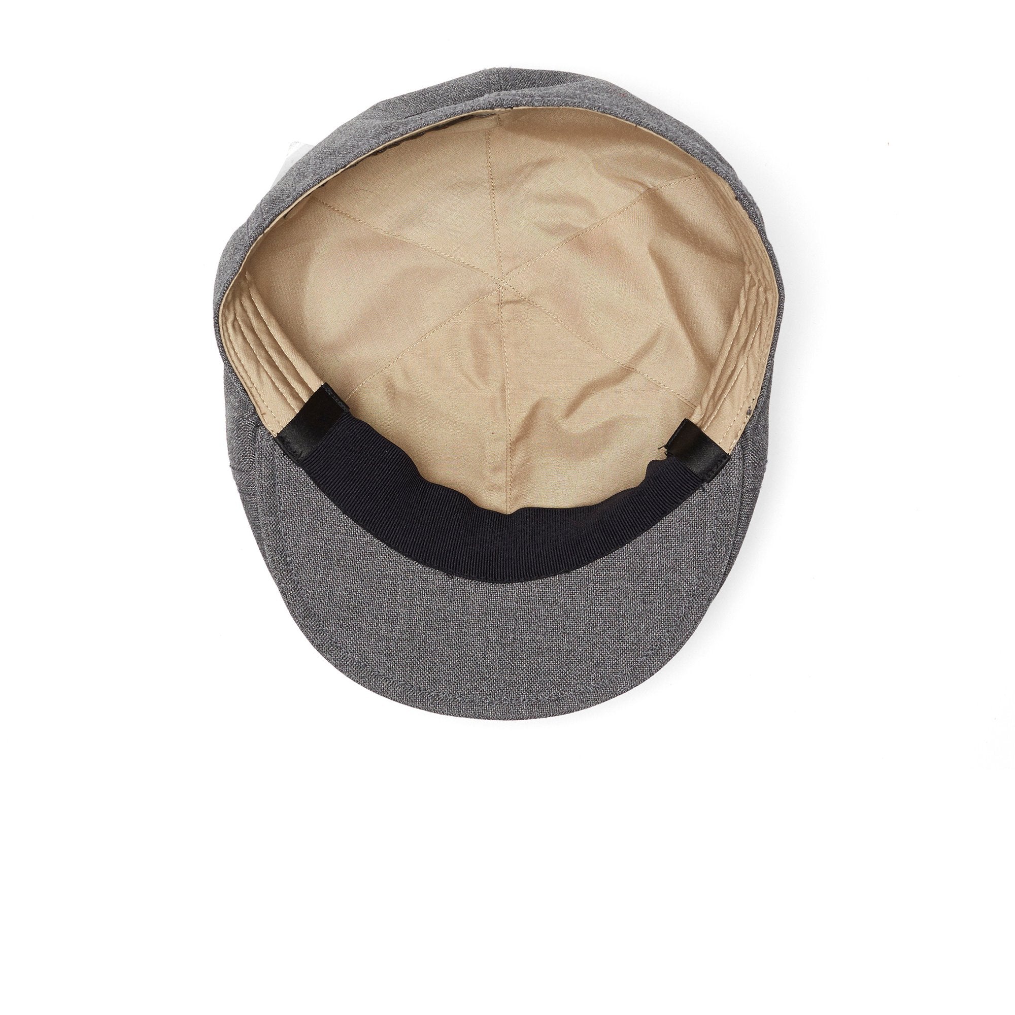 Goorin Bros. chandler polyester 6 panel ivy flatcap Charcoal under view