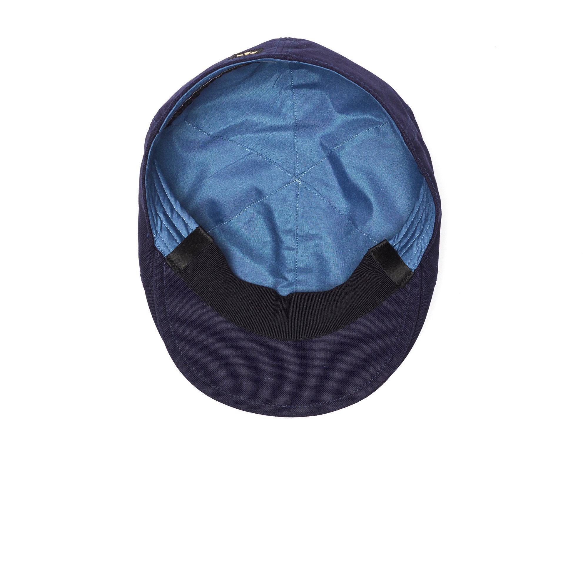Goorin Bros. chandler polyester 6 panel ivy flatcap Navy under view