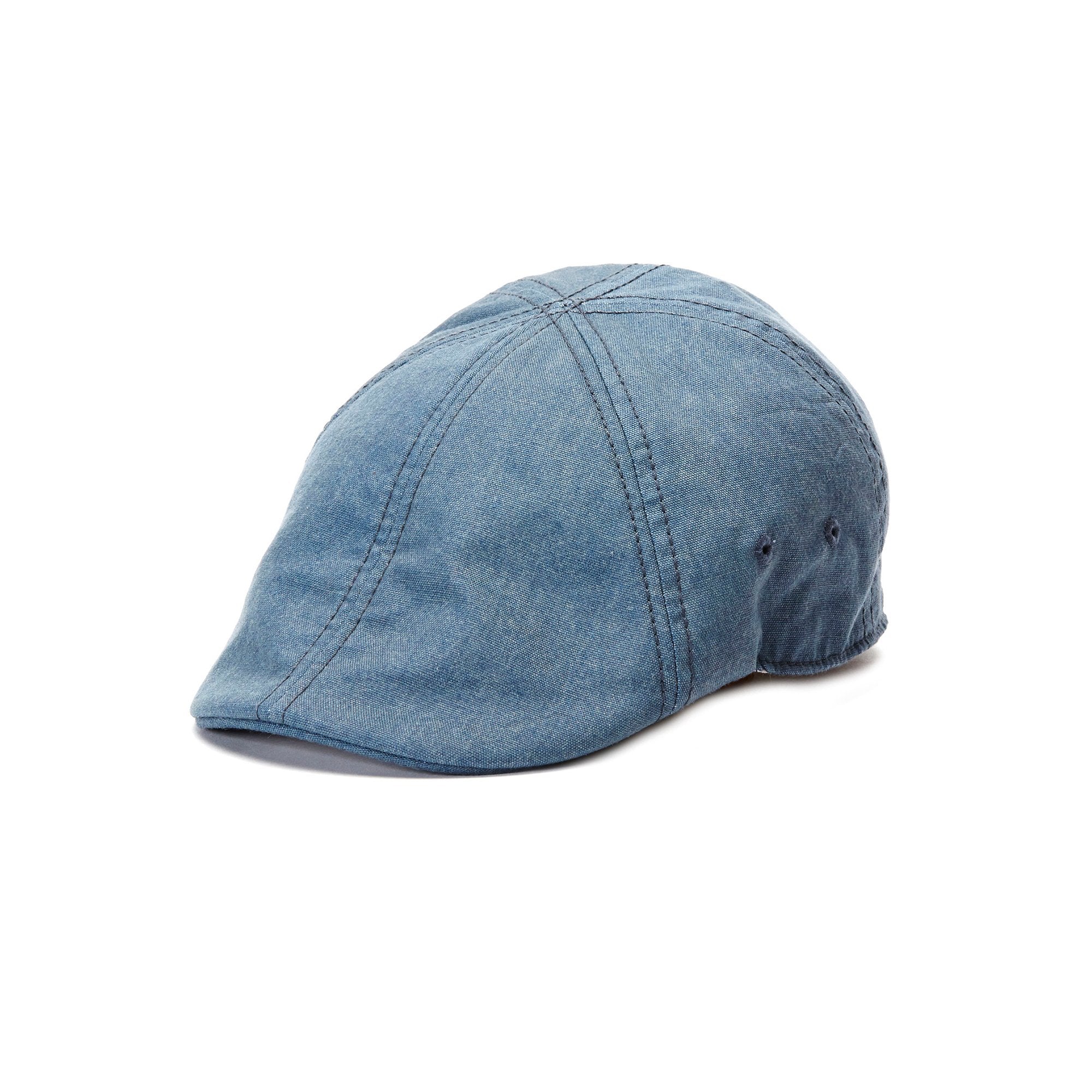 Goorin Bros. ed stanley polyester 6 panel ivy flatcap Blue left side view