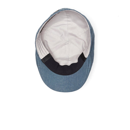 Goorin Bros. ed stanley polyester 6 panel ivy flatcap Blue under view