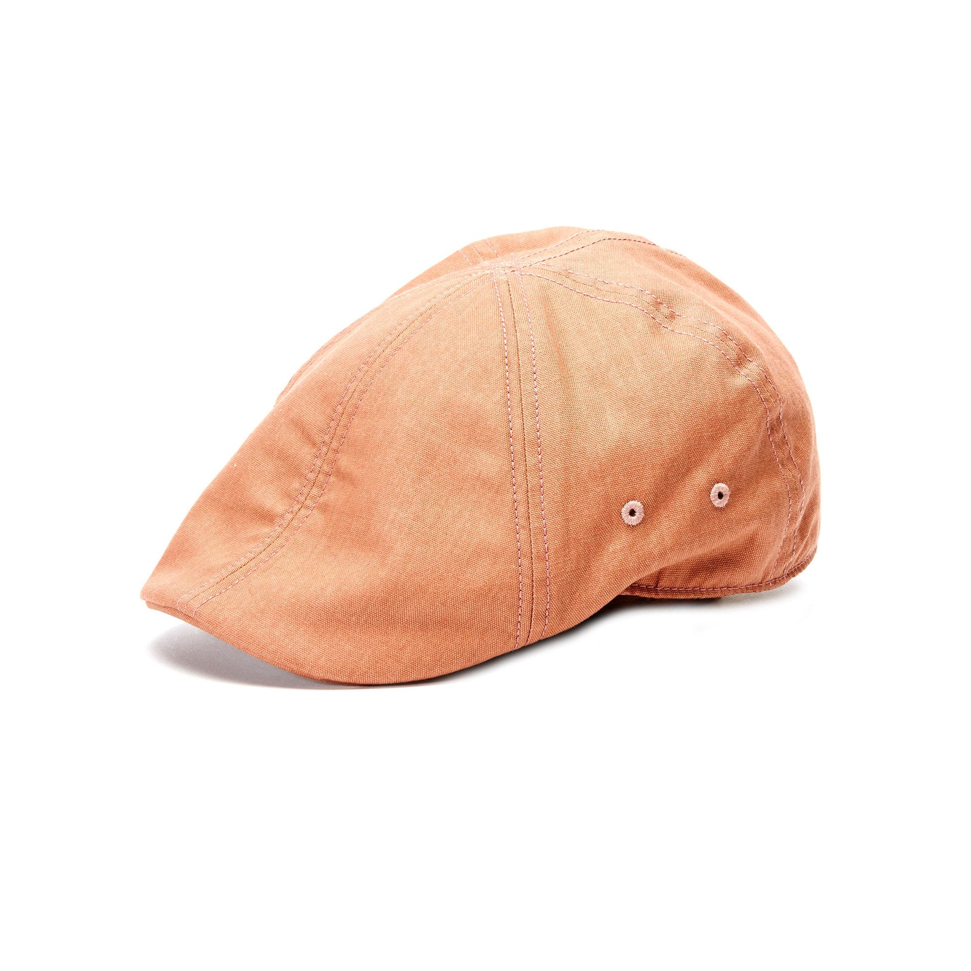 Goorin Bros. ed stanley polyester 6 panel ivy flatcap Peach left side view