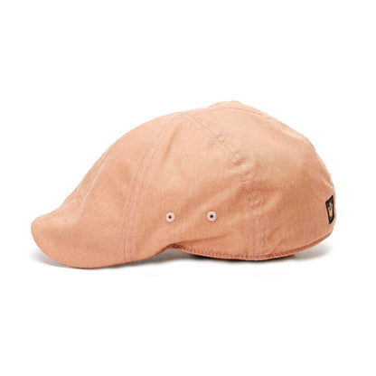 Goorin Bros. ed stanley polyester 6 panel ivy flatcap Peach side view