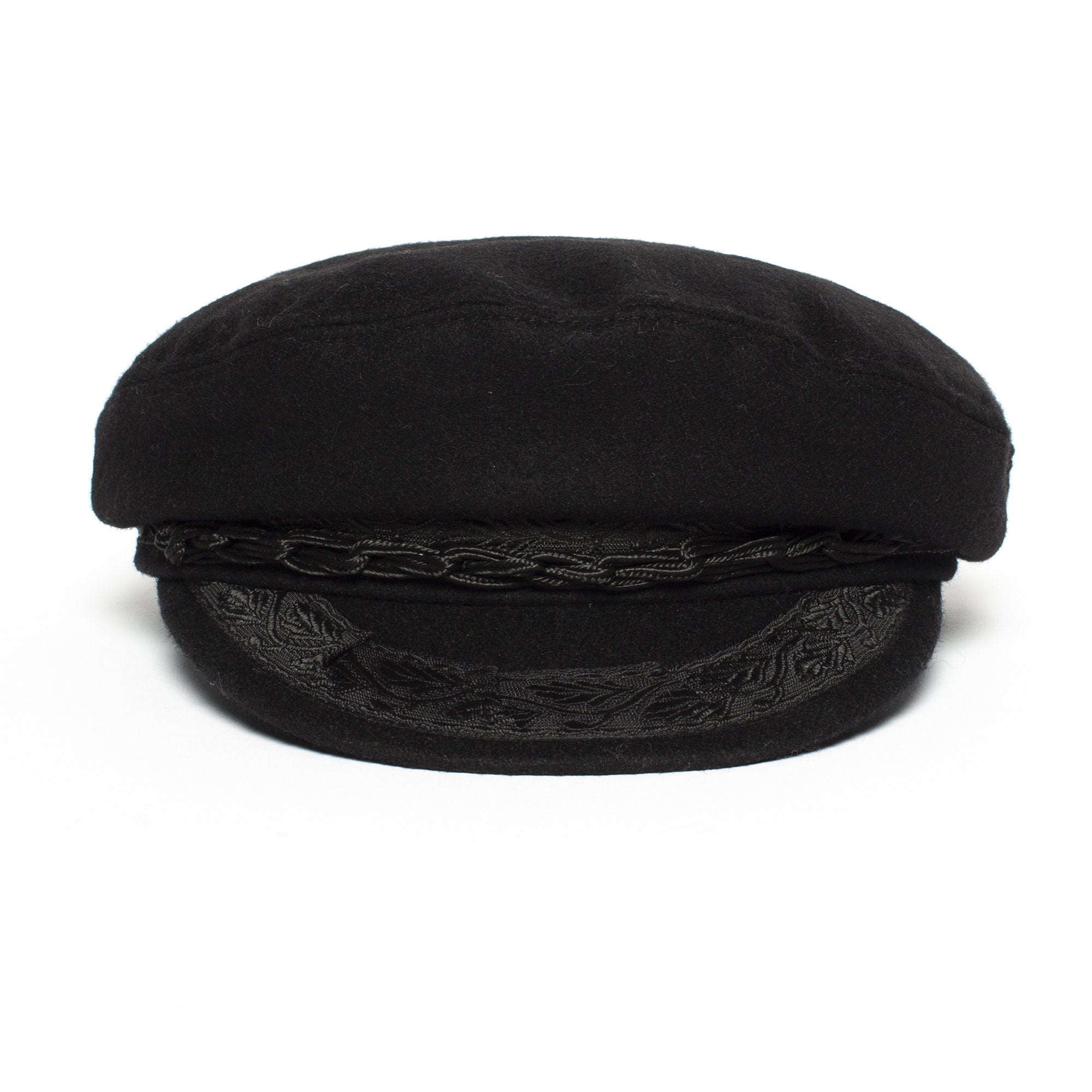 Goorin Bros. papou wool greek fisherman Black front view
