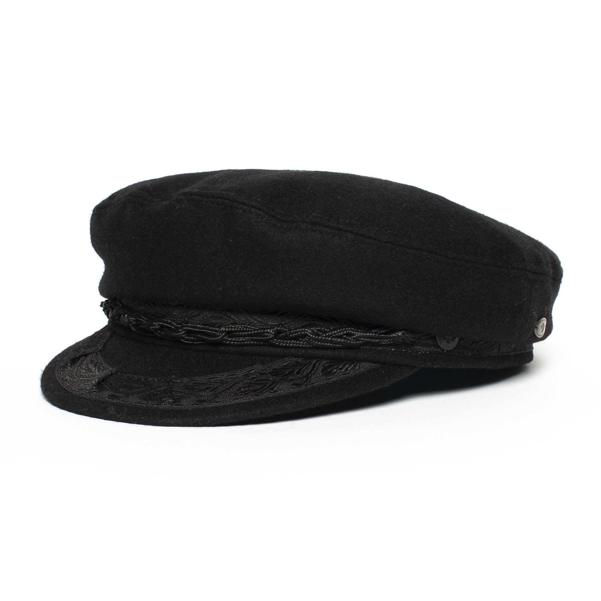 Goorin Bros. papou wool greek fisherman Black left side view