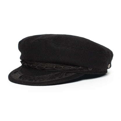 Goorin Bros. papou wool greek fisherman Black left side view