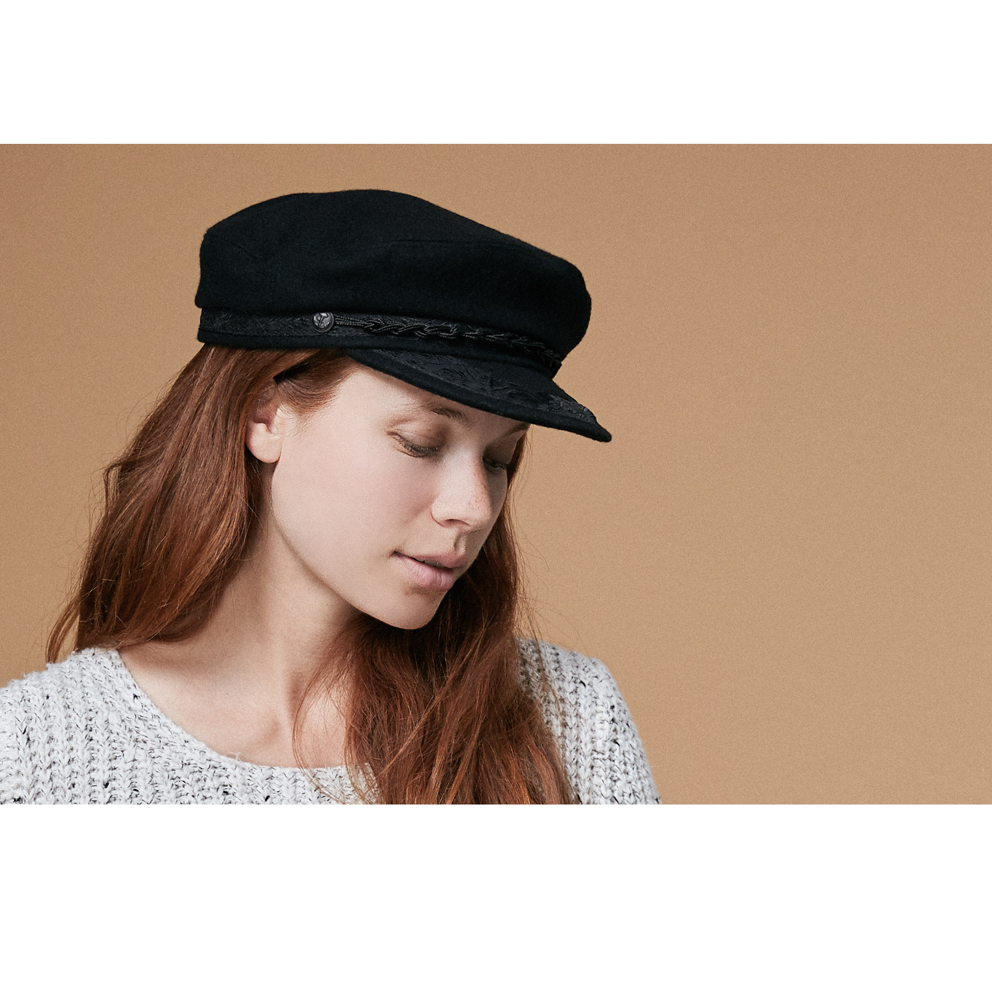 Goorin Bros. papou wool greek fisherman Black  womens styling