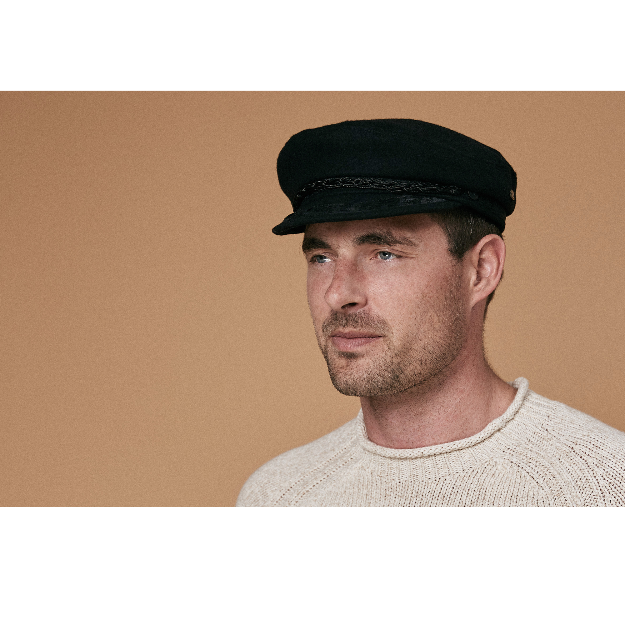 Goorin Bros. papou wool greek fisherman Black  mens styling