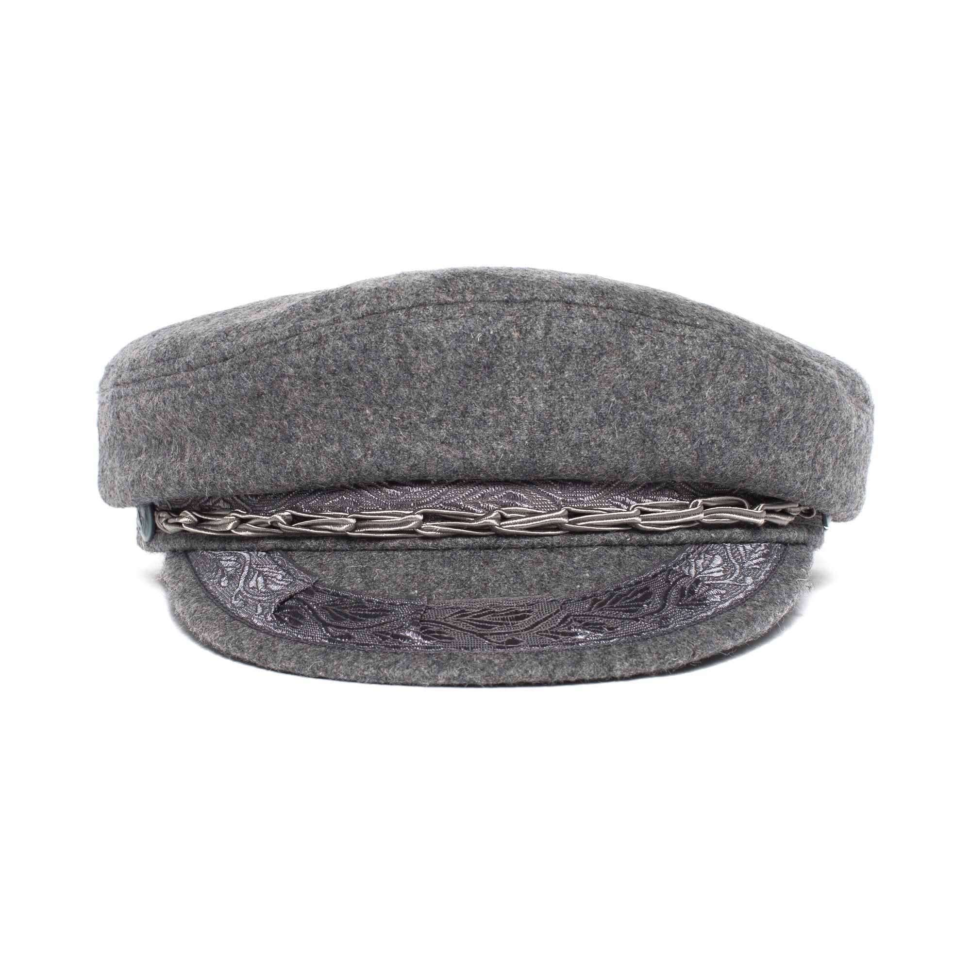 Goorin Bros. papou wool greek fisherman Grey front view
