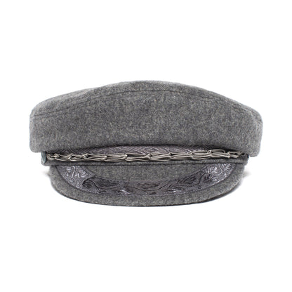 Goorin Bros. papou wool greek fisherman Grey front view