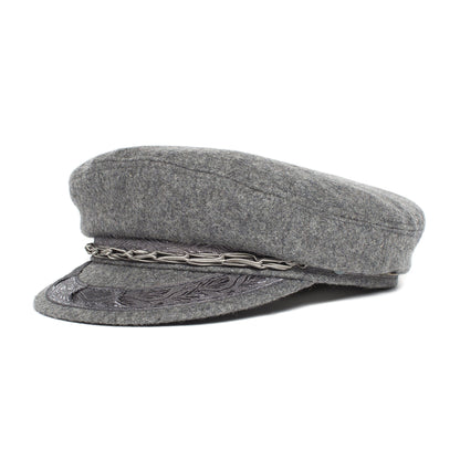 Goorin Bros. papou wool greek fisherman Grey left side view