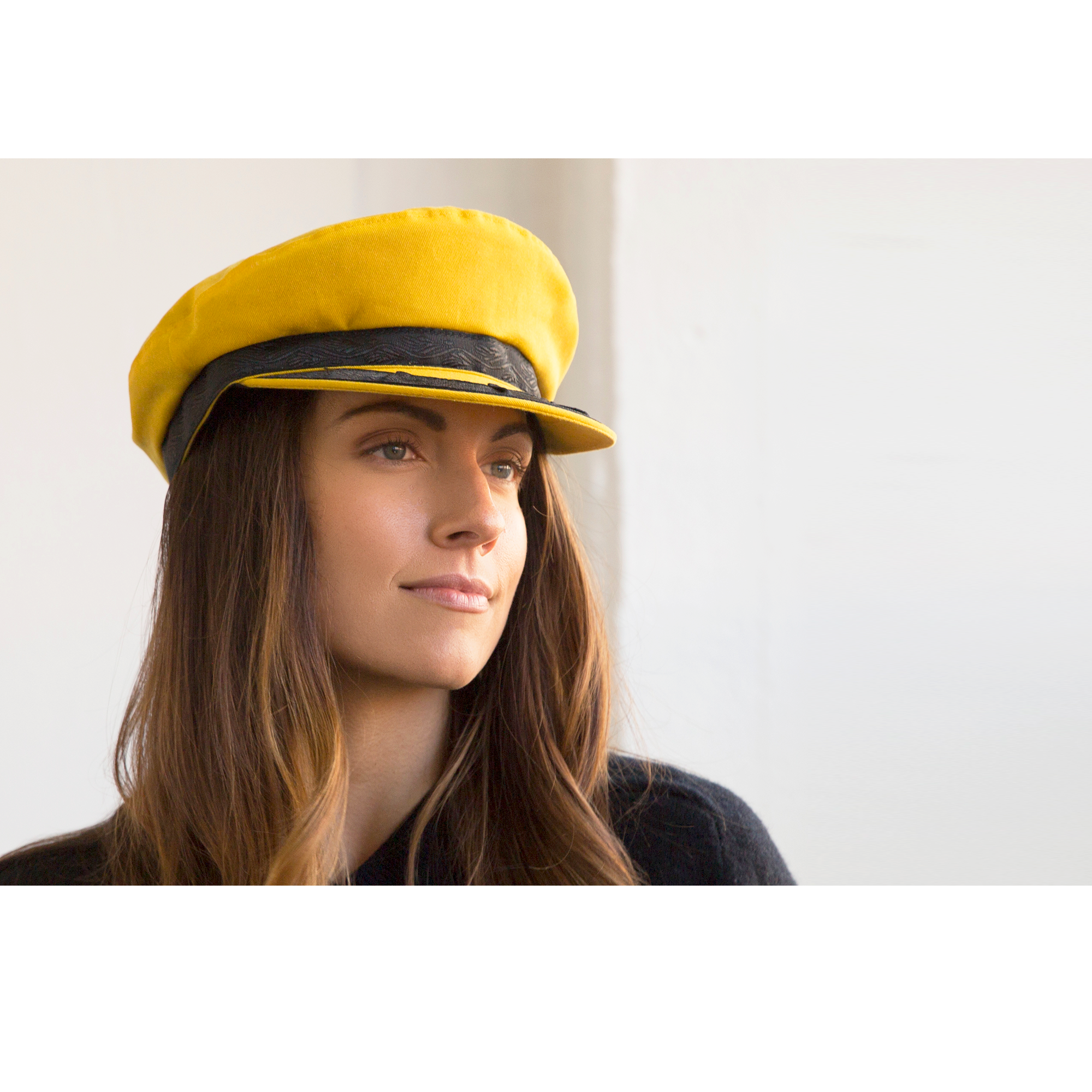 Goorin Bros. Artemis Yellow Greek Fisherman womens styling