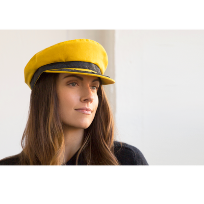 Goorin Bros. Artemis Yellow Greek Fisherman womens styling