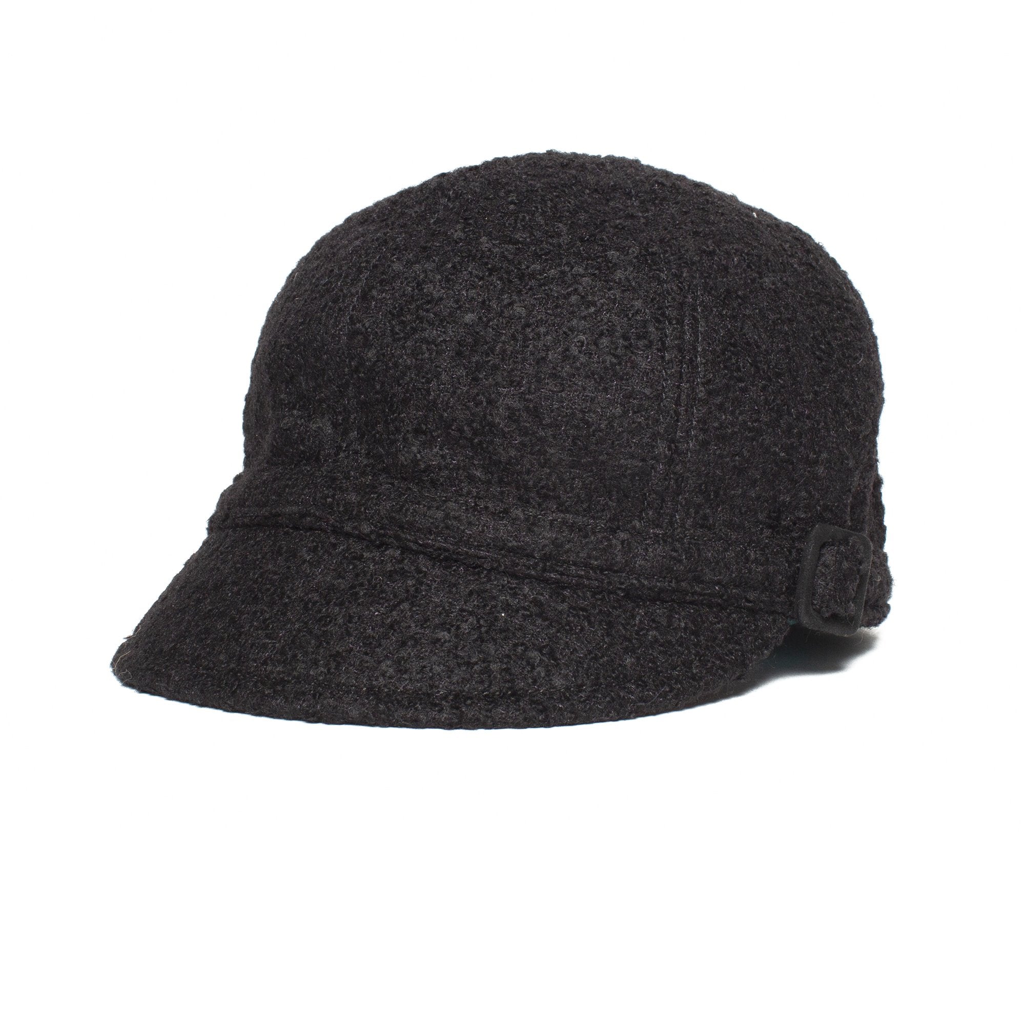Goorin Bros. november rain wool blend rouched schoolboy hat Black left side view