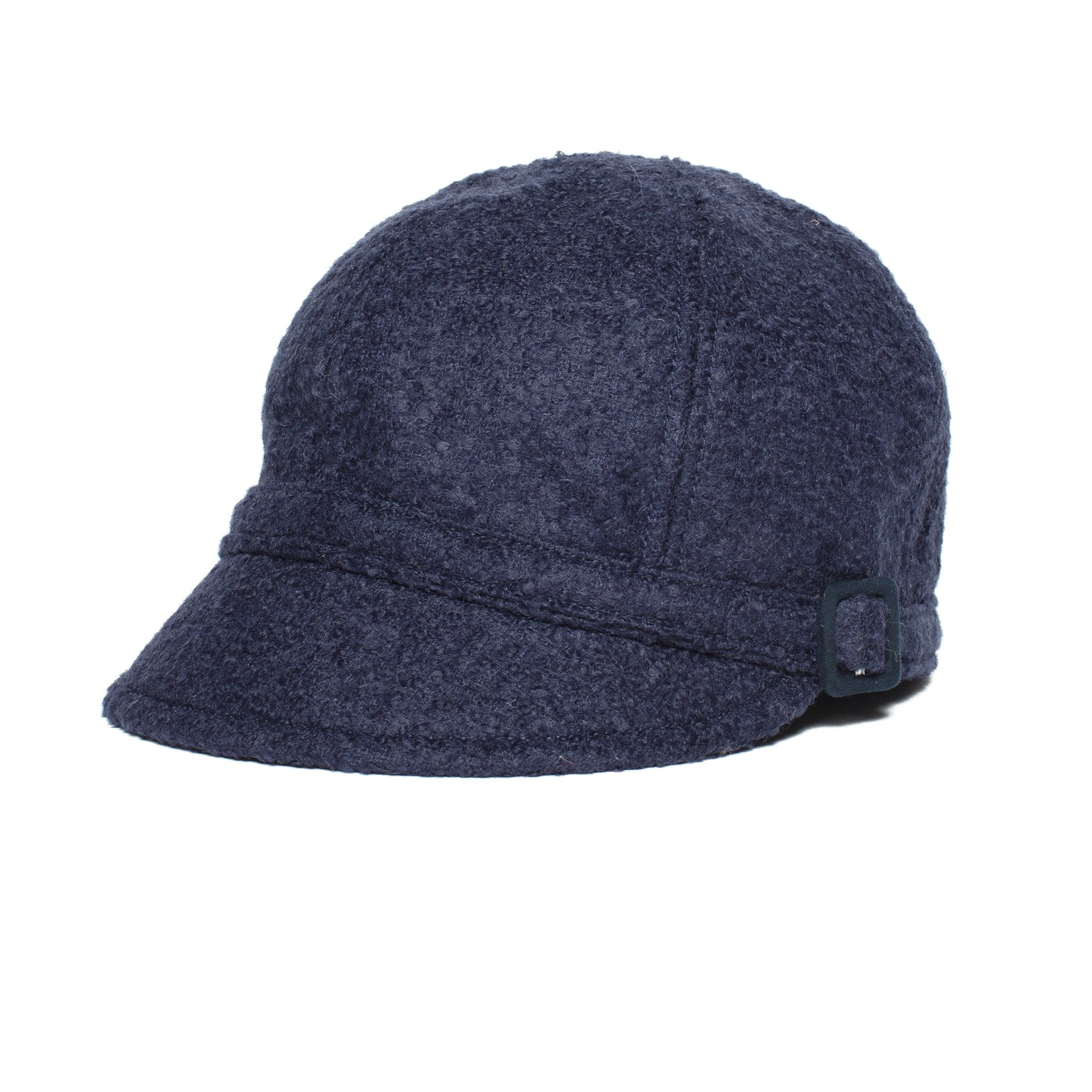Goorin Bros. november rain wool blend rouched schoolboy hat Navy left side view
