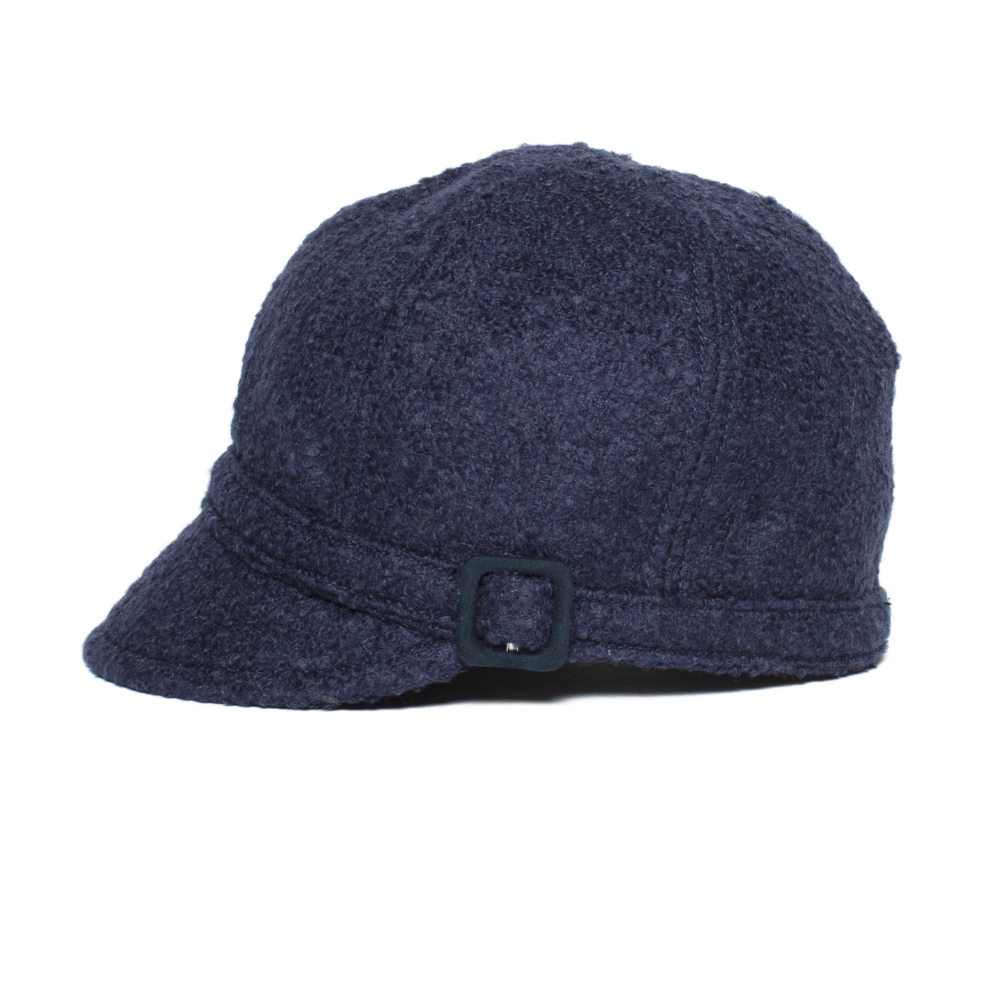 Goorin Bros. november rain wool blend rouched schoolboy hat Navy side view