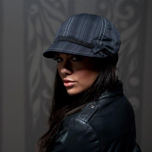 Goorin Bros. madame sheela cotton schoolboy hat Black  womens styling