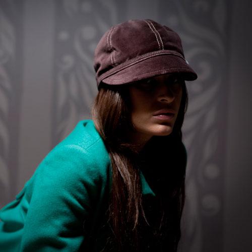 Goorin Bros. ring on it cotton schoolboy hat Brown  womens styling