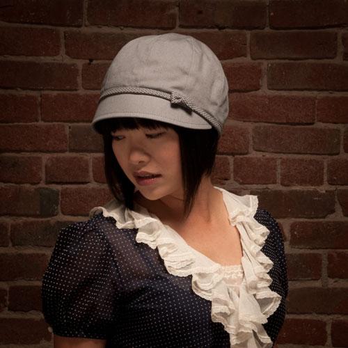 Goorin Bros. julietta cotton schoolboy hat Grey  womens styling