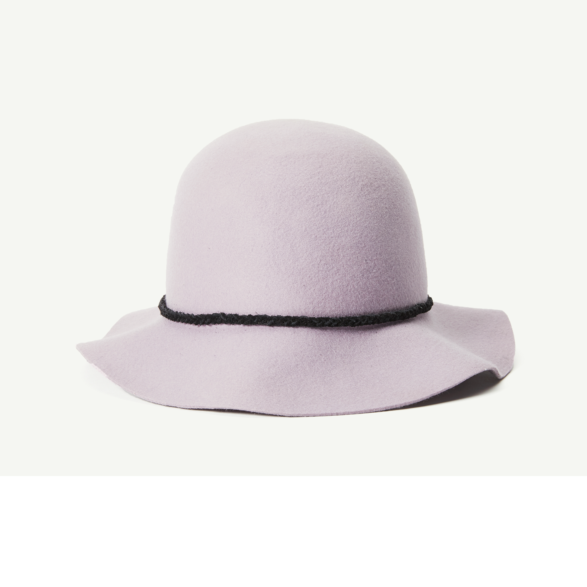 Goorin Bros. beach pea wool blend cloche hat Purple front view