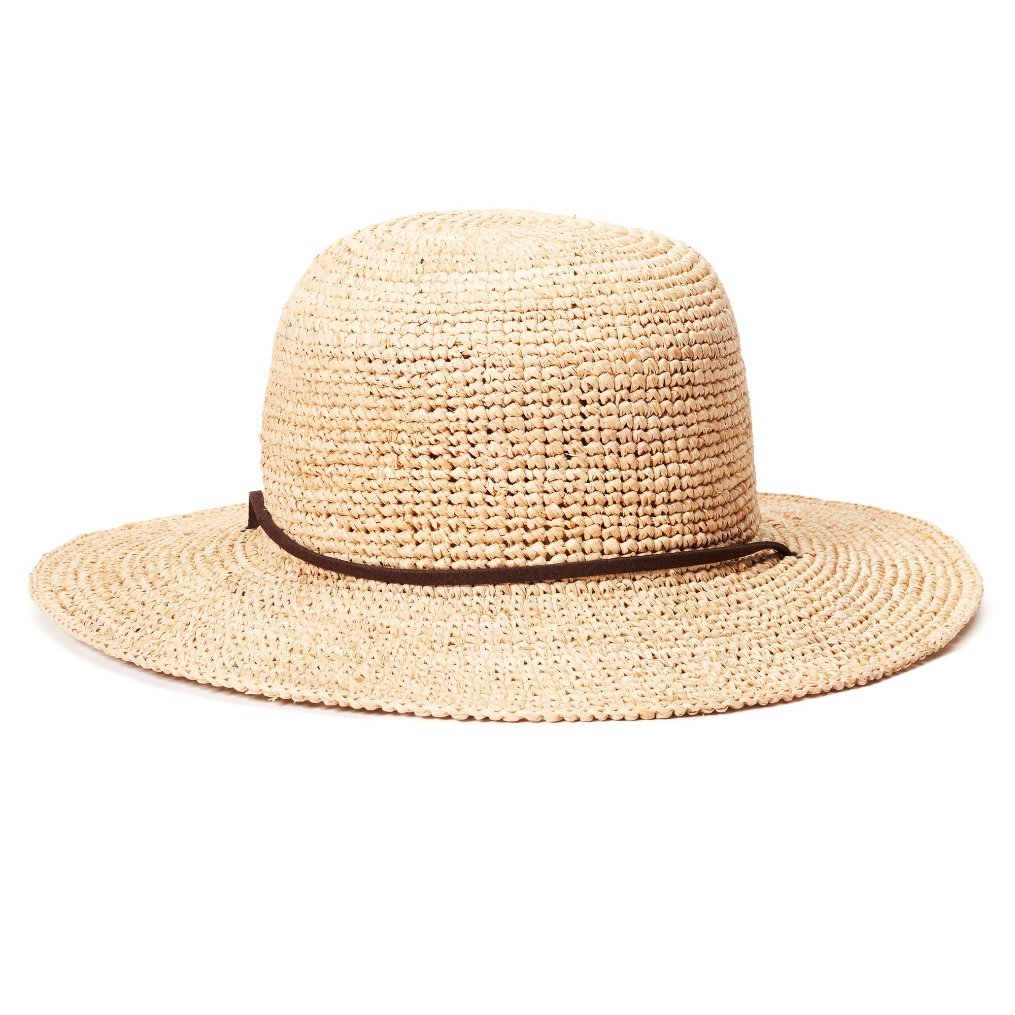 Goorin Bros. summer time straw floppy hat Natural back view
