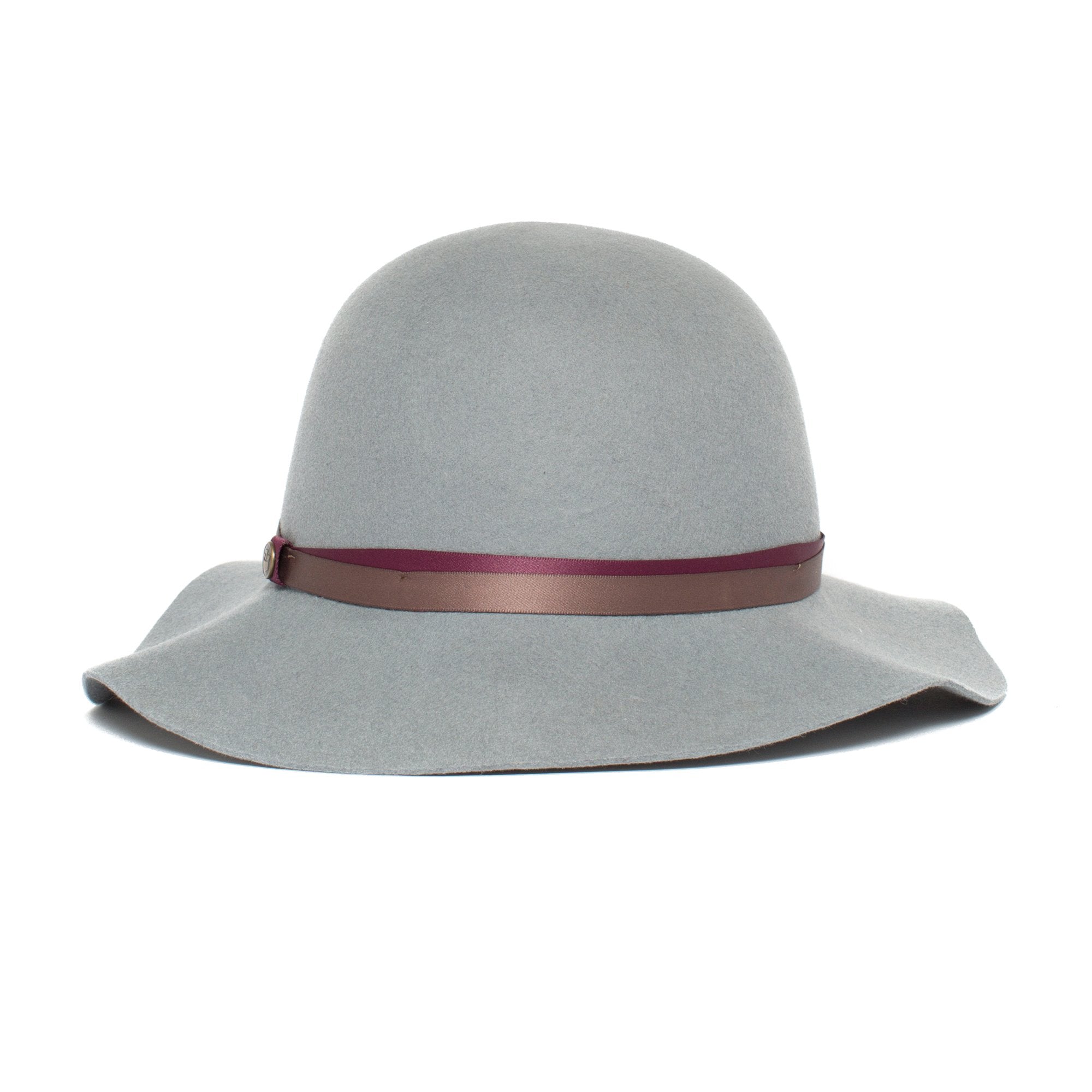 Goorin Bros. january breeze wool blend wide brim floppy hat Grey back view